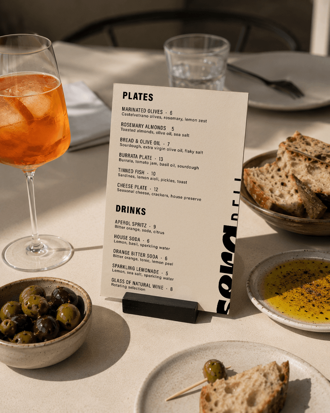 Menu Design